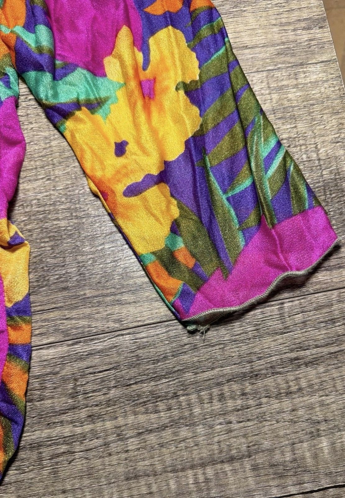 Oscar De La Renta Vintage Oscar de la Renta Swimwear Abstract Print Cover-Up Size M / US 6-8 / IT 42-44 - 3 Thumbnail