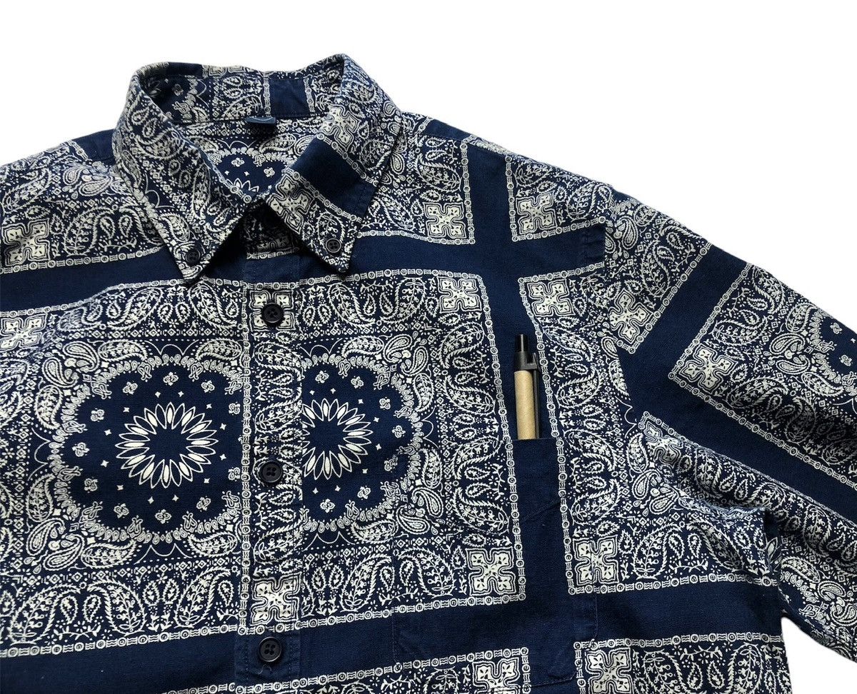 Edwin × Japanese Brand Edwin dark indigo bandana standard shirt Size US S / EU 44-46 / 1 - 4 Thumbnail