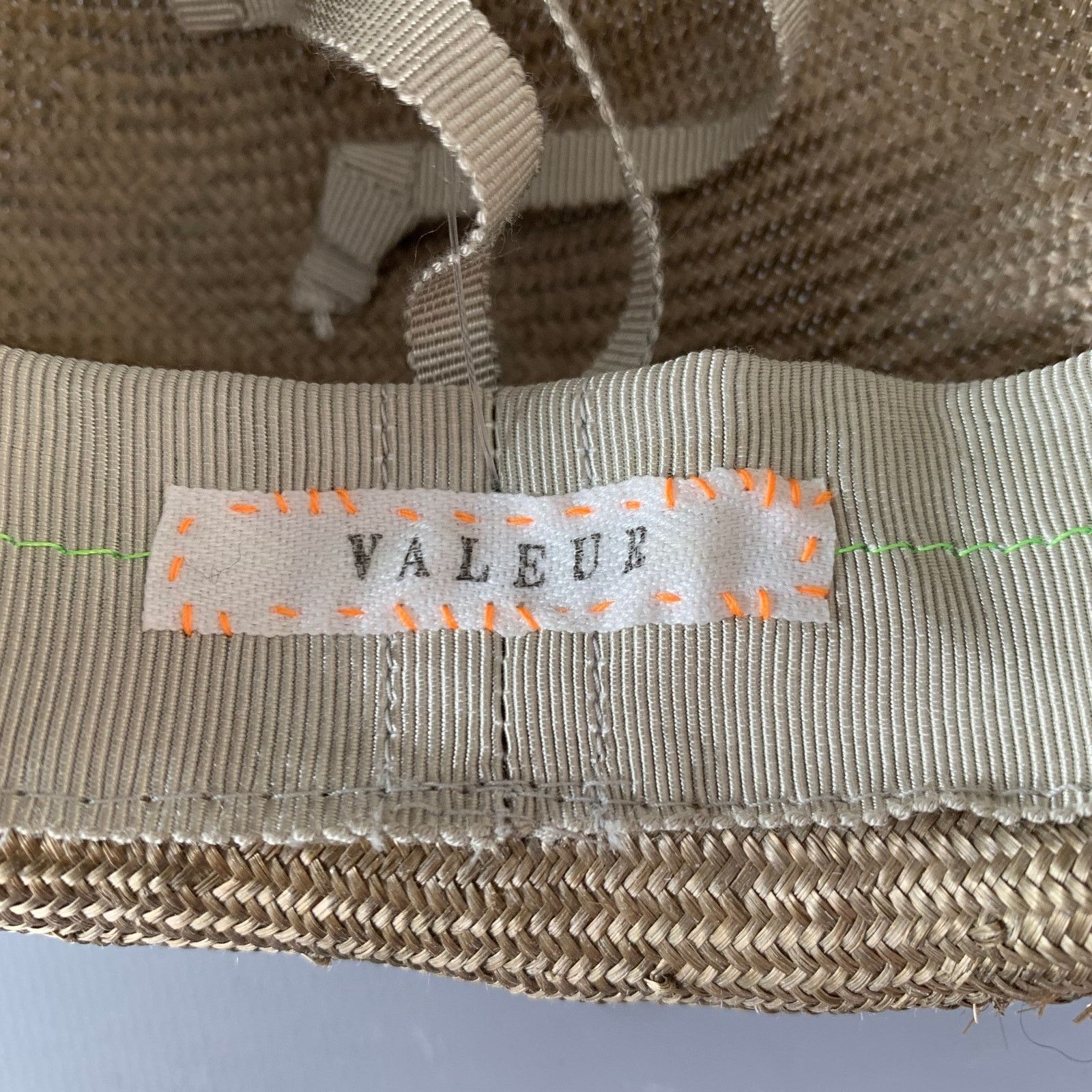Other VALEUR Tan Woven Straw Hat Size ONE SIZE - 5 Thumbnail