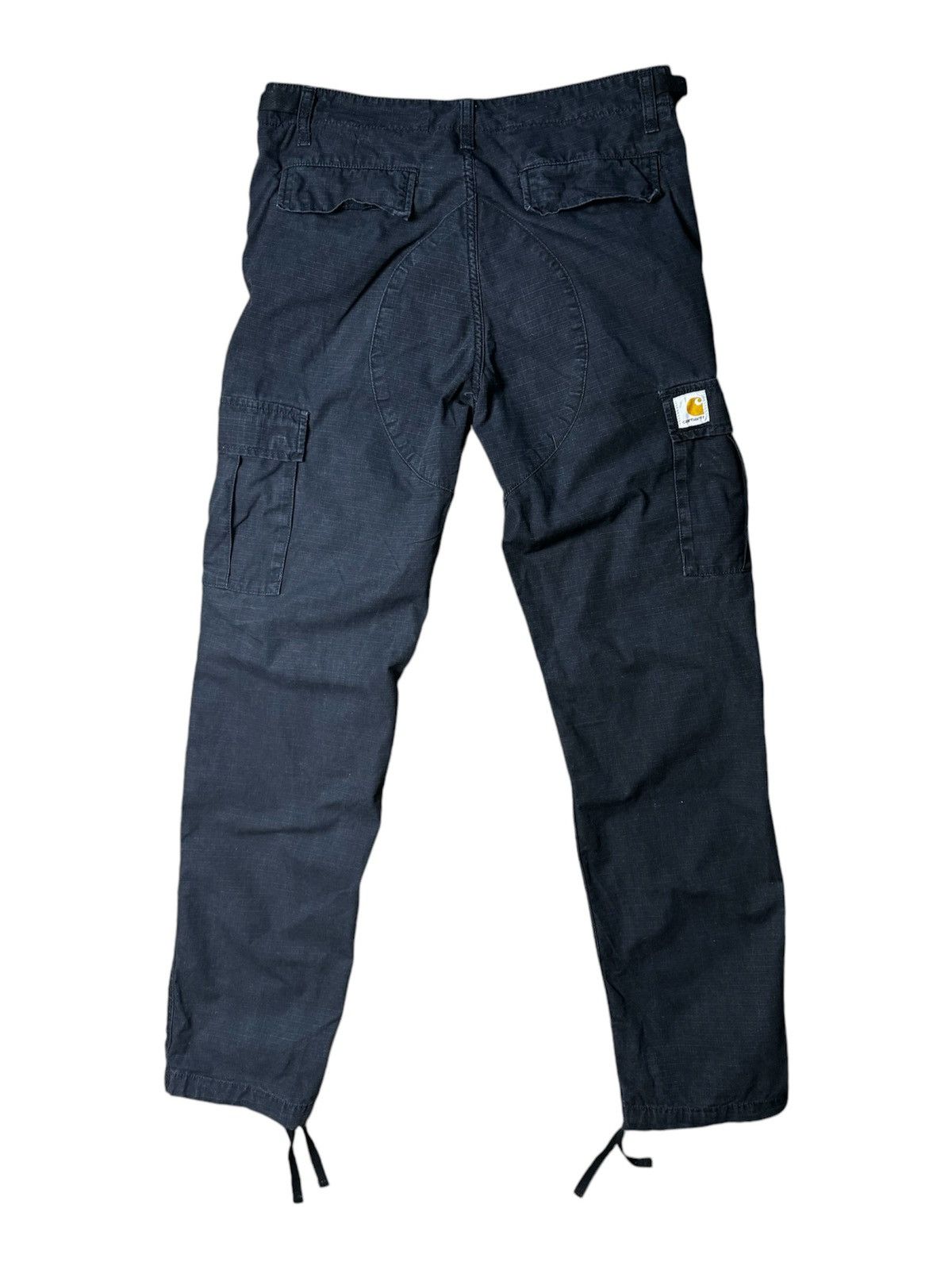 Pre-owned Carhartt Wip Aviation Pant Cargo 30x32 In Black
