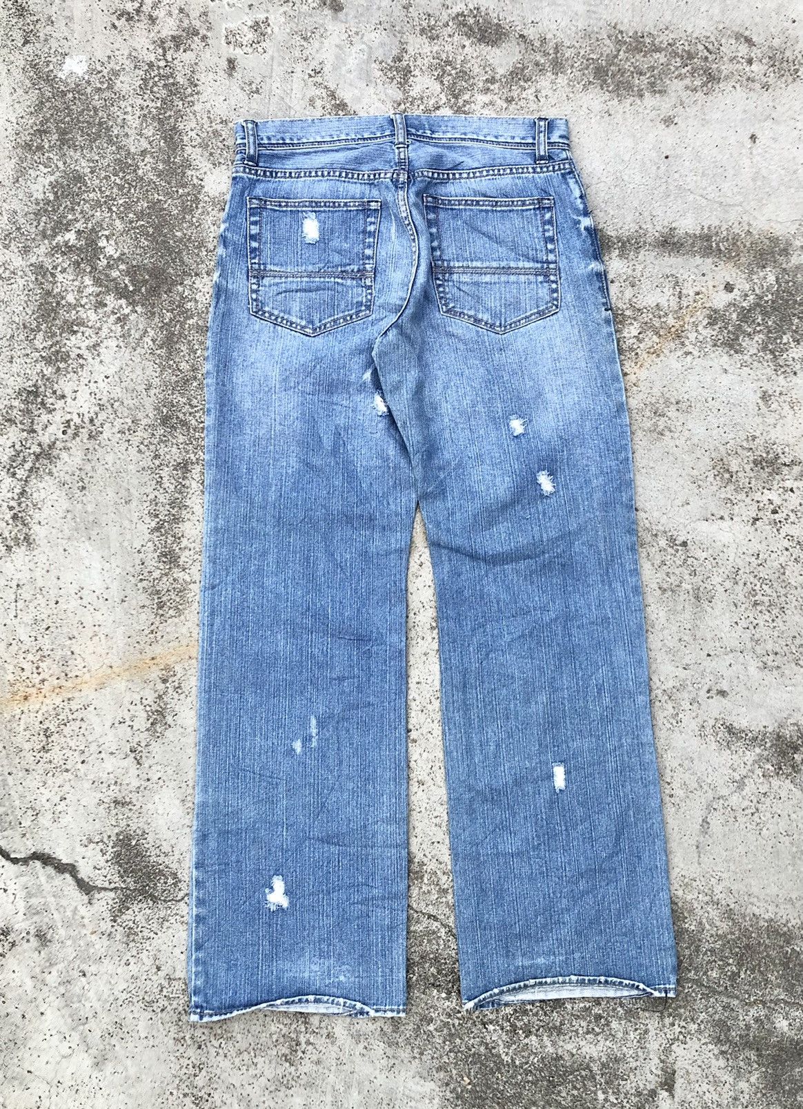 Arizona Jean Co. PATCHES DISTRESSEDLOOSE STRAIGHT DENIM Size US 32 / EU 48 - 6 Thumbnail