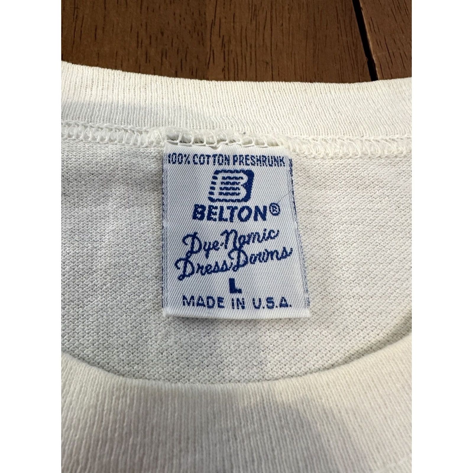Vintage VINTAGE Belton Jamaica T Shirt Large Made In USA 90s Size US L / EU 52-54 / 3 - 3 Thumbnail