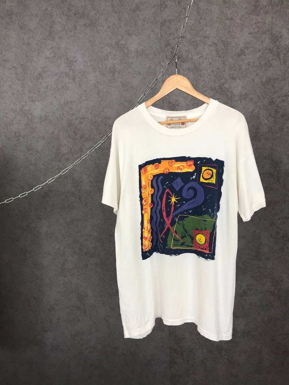 Other Rocco Blue vintage art other single stitch tee Size US XL / EU 56 / 4 - 1 Thumbnail