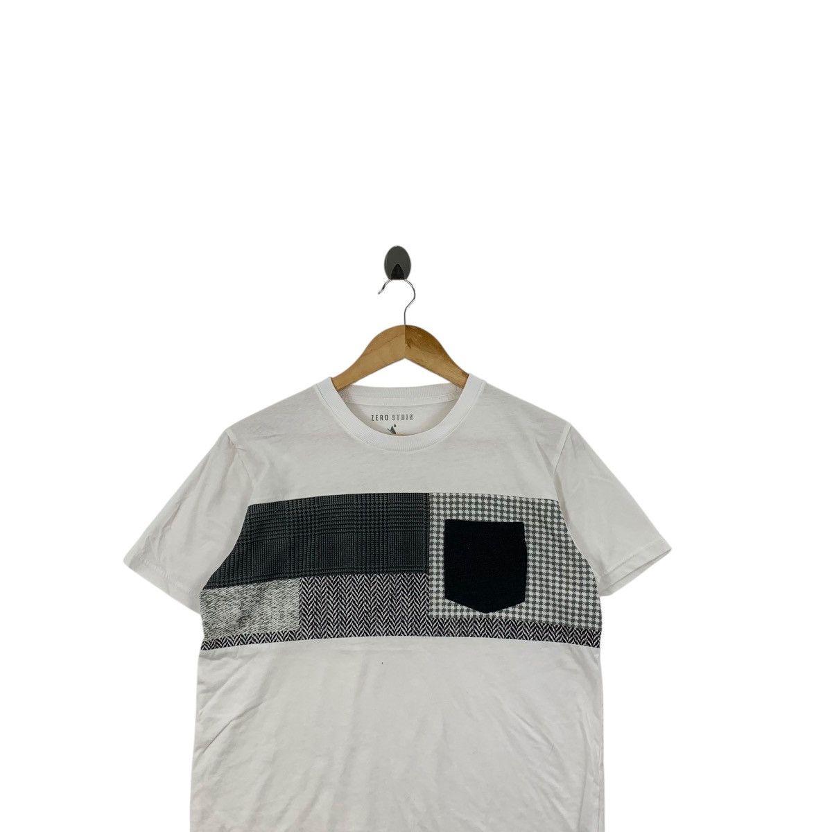Other ZERO STAIN HERRINGBONE Houndstooth Pocket Tee Shirt Top Size US M / EU 48-50 / 2 - 2 Thumbnail