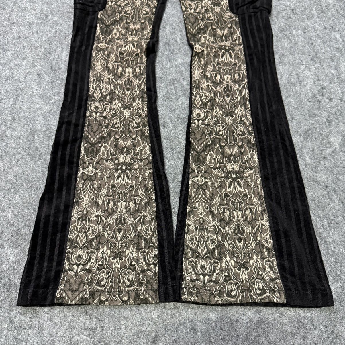 Le Grande Bleu (L.G.B.) Algonquins Japan Curduroy Jacquard Hybrid Cargo Flare Pants Size US 30 / EU 46 - 4 Thumbnail