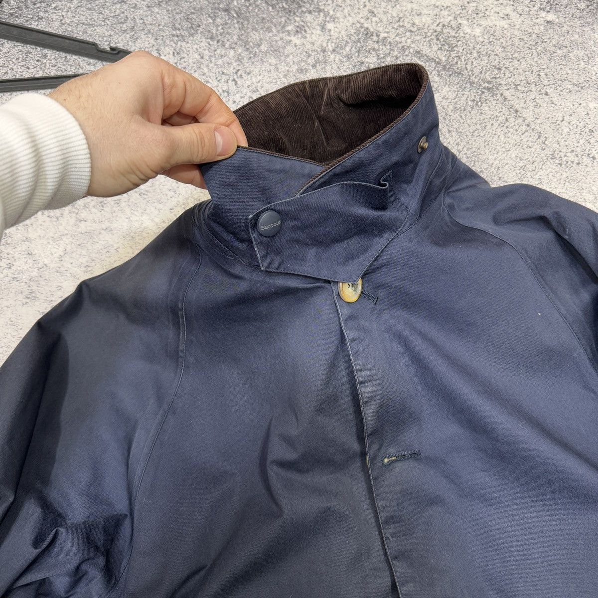 Barbour Barbour Short Riding Mac T154 Navy L size Size US L / EU 52-54 / 3 - 10 Thumbnail