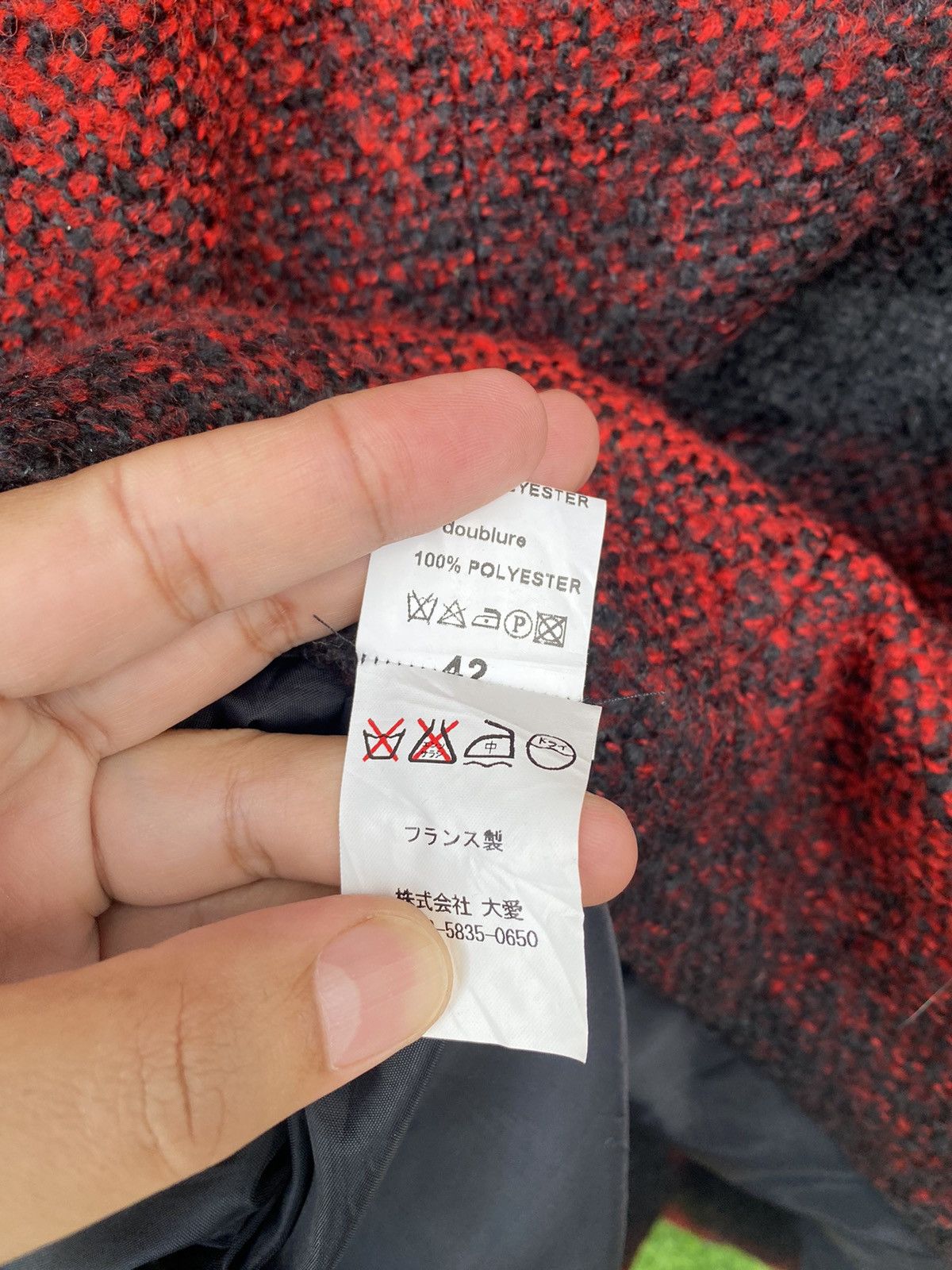 If Six Was Nine Lorena red and black horizontal gradient coat Size M / US 6-8 / IT 42-44 - 9 Thumbnail