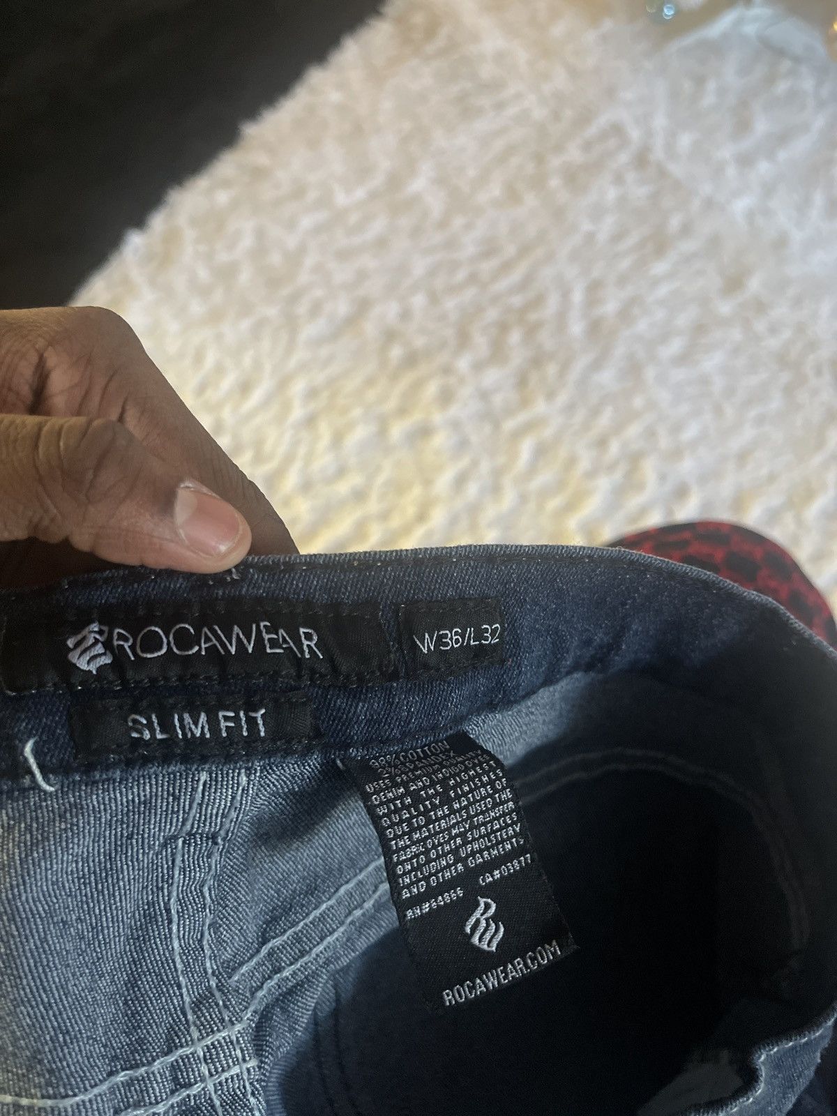 Rocawear Rocawear Distressed Denim Jeans Size US 36 / EU 52 - 3 Thumbnail