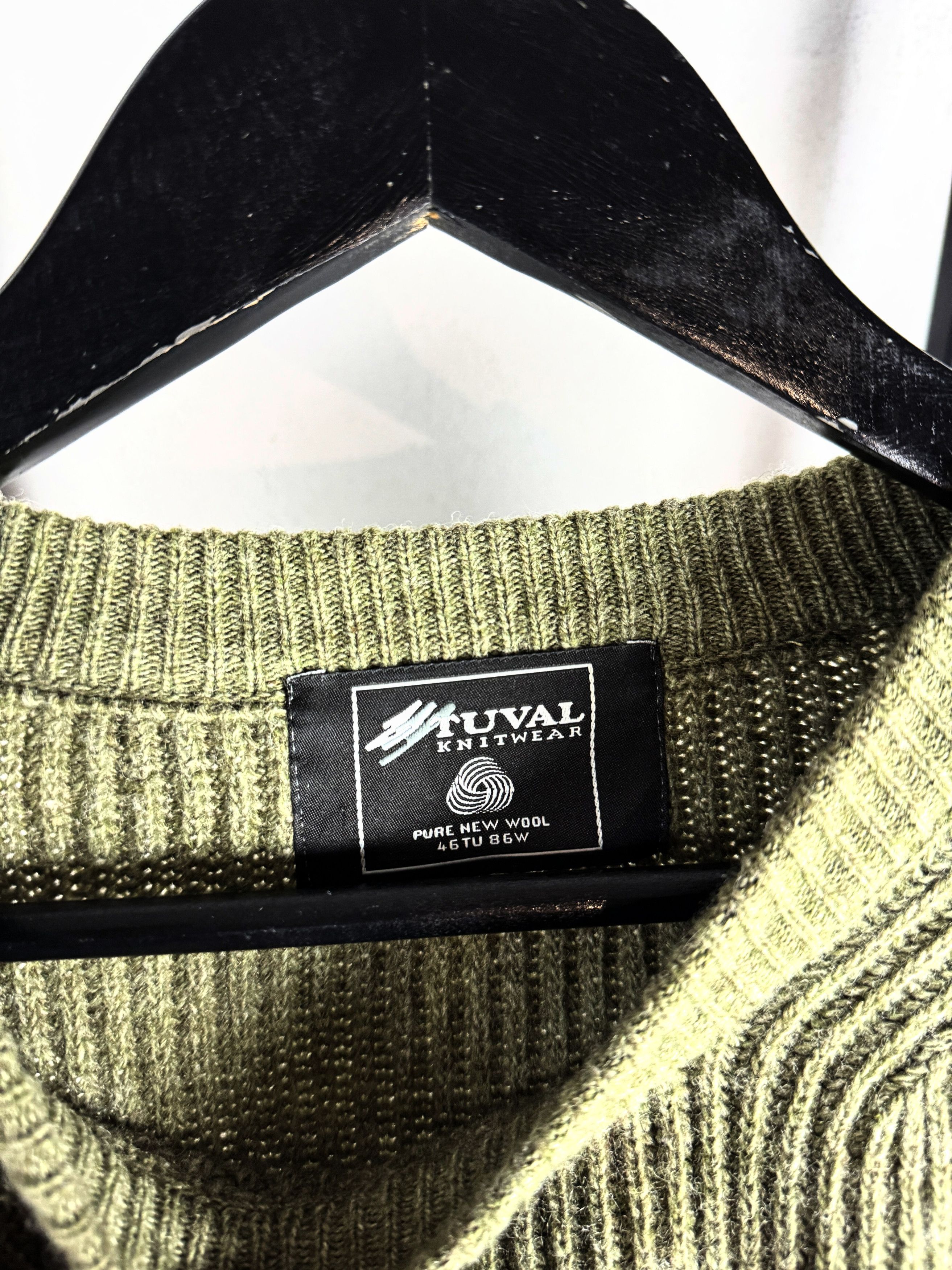 Vintage VTG STREETWEAR VERY RARE WOOL HOODIE SWEATER 90s Y2K Size US XL / EU 56 / 4 - 5 Thumbnail