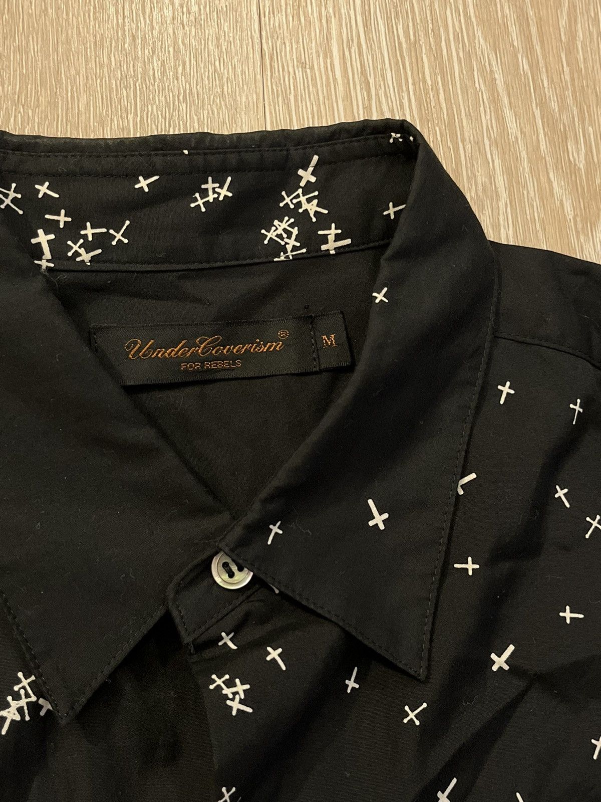 Undercover AW02 Witches Cell Division Cross Button Up Shirt Size US M / EU 48-50 / 2 - 5 Thumbnail