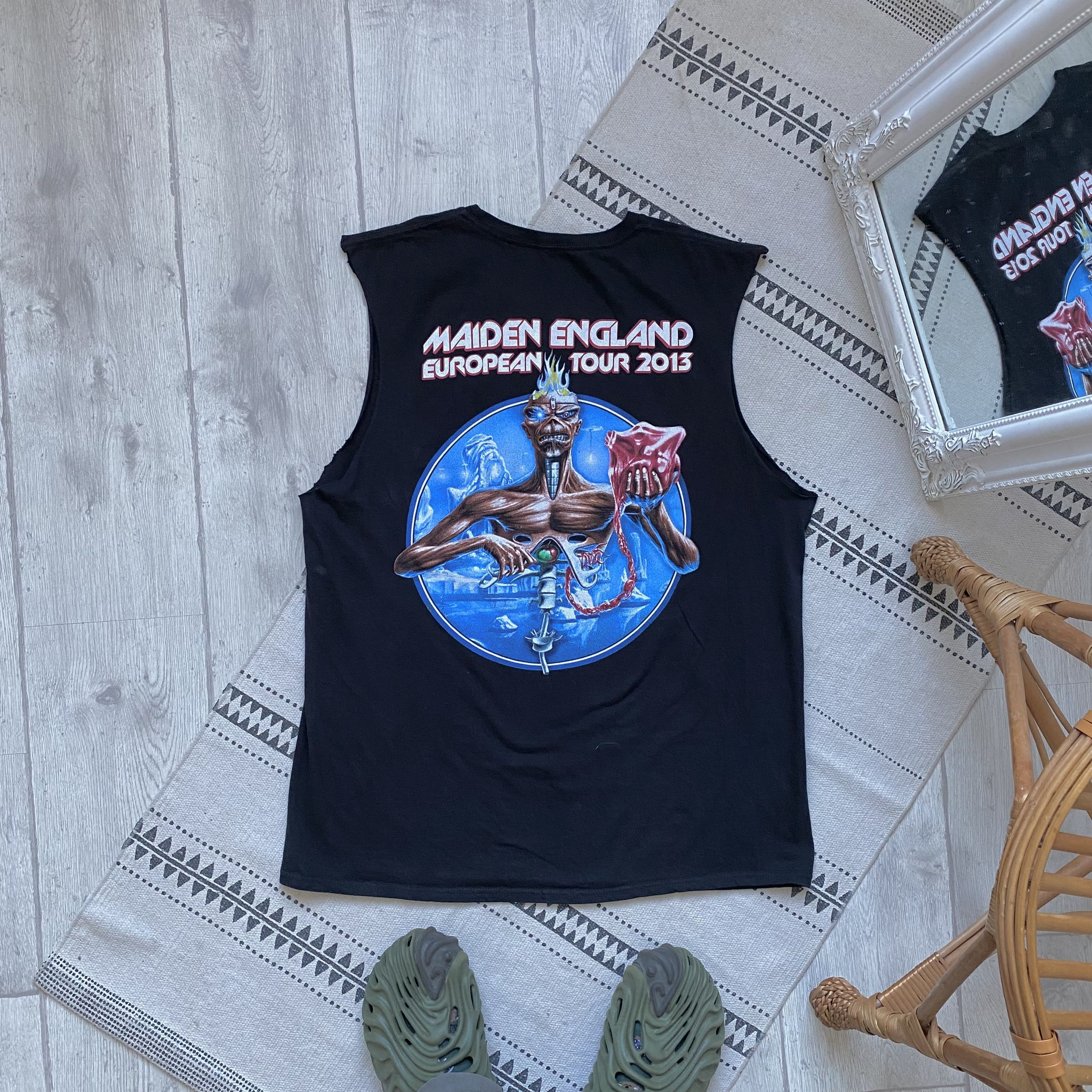 Band Tees 🎸 Vintage Iron Maiden Tour tee Rock Band Sleeveless Size US L / EU 52-54 / 3 - 3 Thumbnail