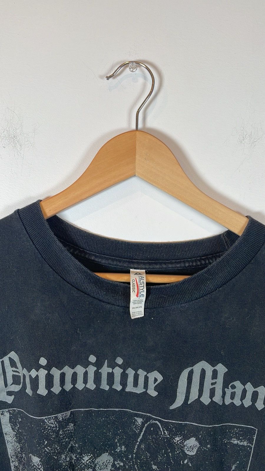 Vintage Primitive Man Graphic T-Shirt Size ONE SIZE - 4 Thumbnail