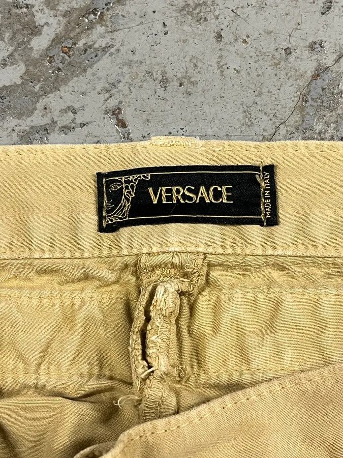 Versace 2000s Versace Bondage Beige Cargo Pants Size US 32 / EU 48 - 9 Thumbnail