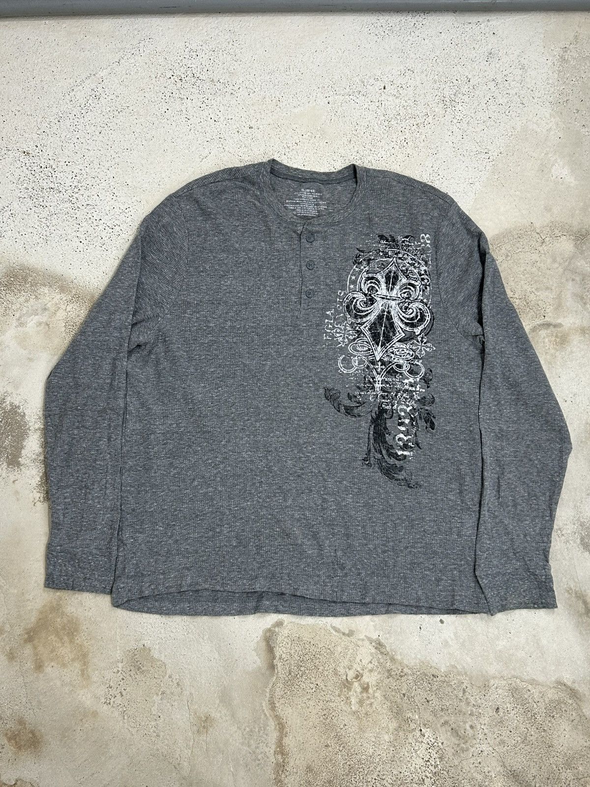 20471120 Vintage Affliction Sword Long Sleeve Religion Trust Radical Size US L / EU 52-54 / 3 - 1 Thumbnail