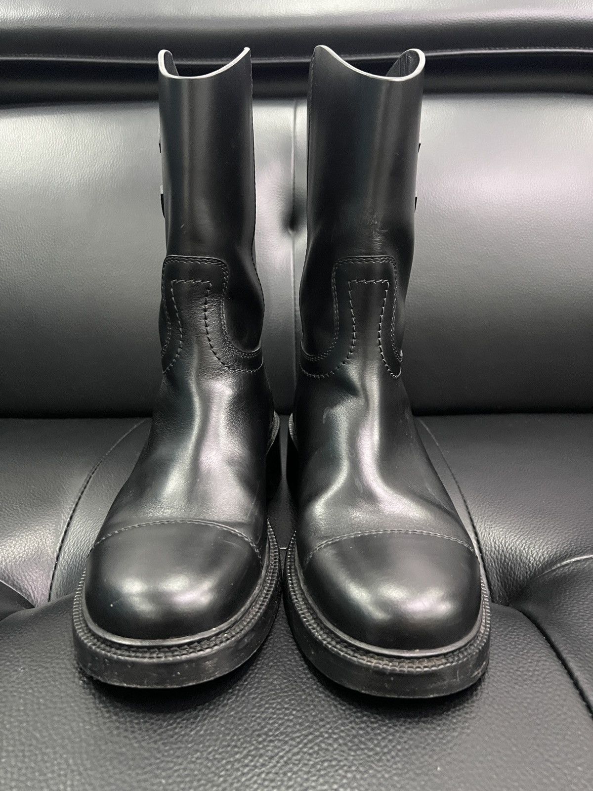 Chanel Chanel Double C Mid-Calf Riding Boots Size US 8 / IT 38 - 9 Thumbnail
