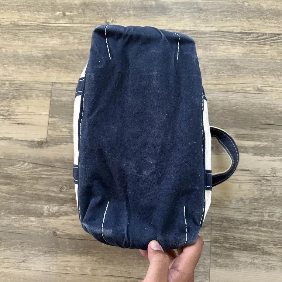 L.L. Bean Vintage L.L. Bean Boat And Tote Blue Canvas Tote Bag Size ONE SIZE - 4 Thumbnail