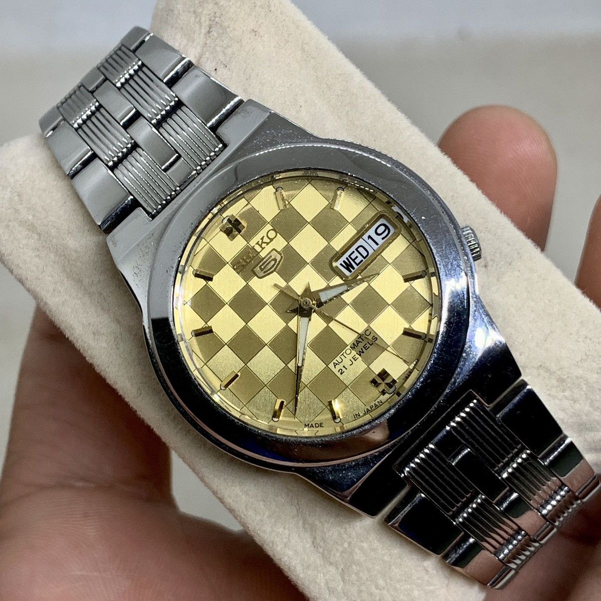 Japanese Brand × Seiko × Vintage Rare❗️Vintage Seiko 5 Skeleton Full Original Size 36 - 1 Thumbnail