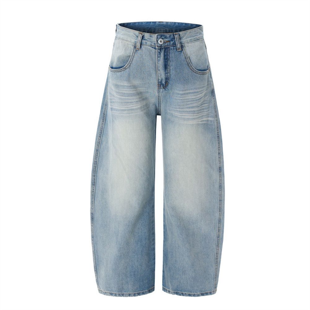 Vintage American high street hip-hop trend washed scimitar jeans Size US 32 / EU 48 - 4 Thumbnail