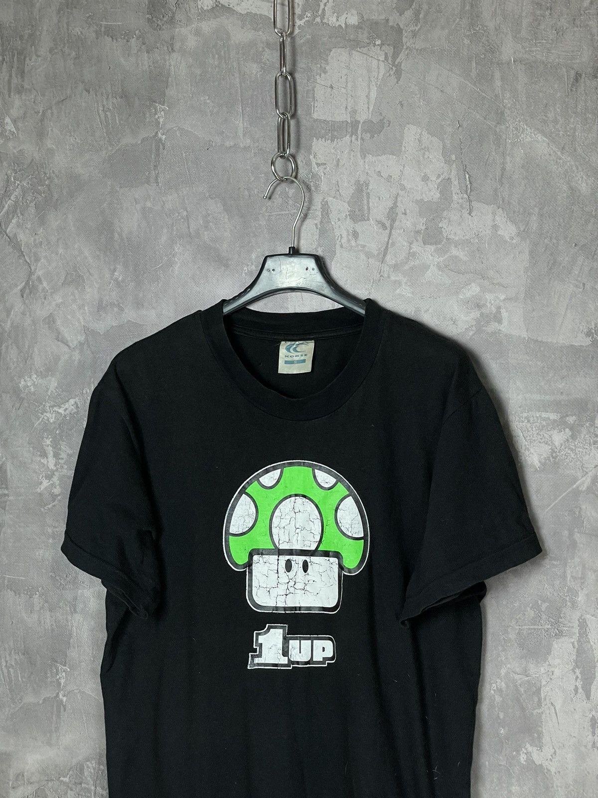 Nintendo × The Game × Vintage Vintage 90s 1UP Mushroom Super Mario Nintendo Faded T-Shirt Size US S / EU 44-46 / 1 - 6 Thumbnail