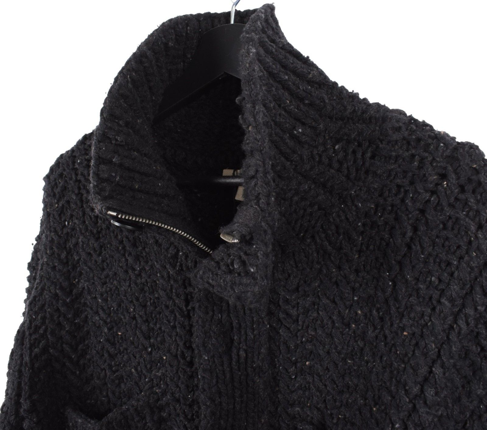 Burberry Burberry Men Sweater heavy knit zip button Size M/L, S1859 Size US M / EU 48-50 / 2 - 3 Thumbnail