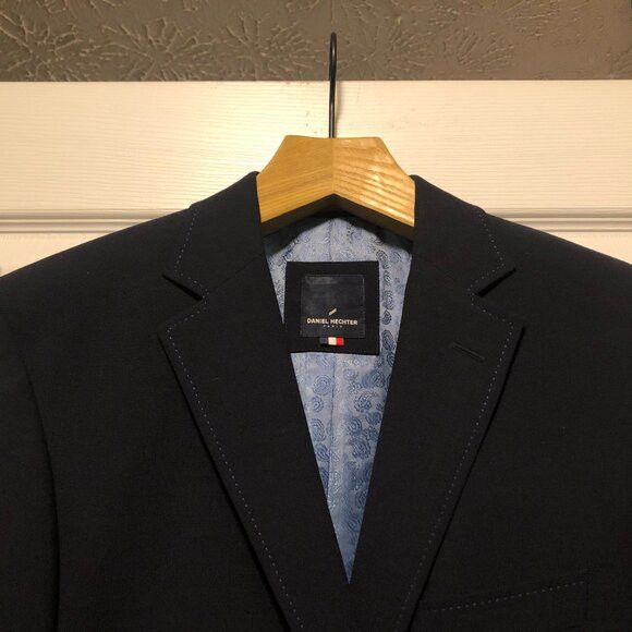 Daniel Hechter DANIEL HECHTER NEW 54%WOOL 44%PLYSTR SPORT COAT BLAZER 42 Size 42R - 4 Thumbnail