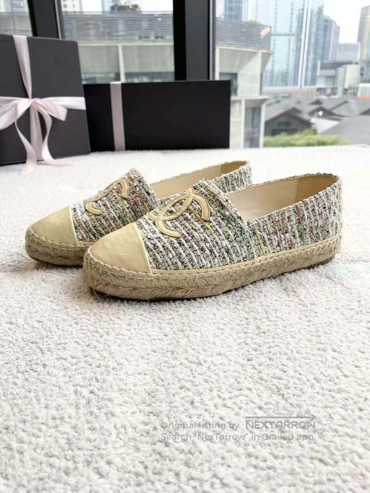 Chanel Chanel Knitted fisherman's shoes| Size US 6.5 / IT 36.5 - 1 Thumbnail