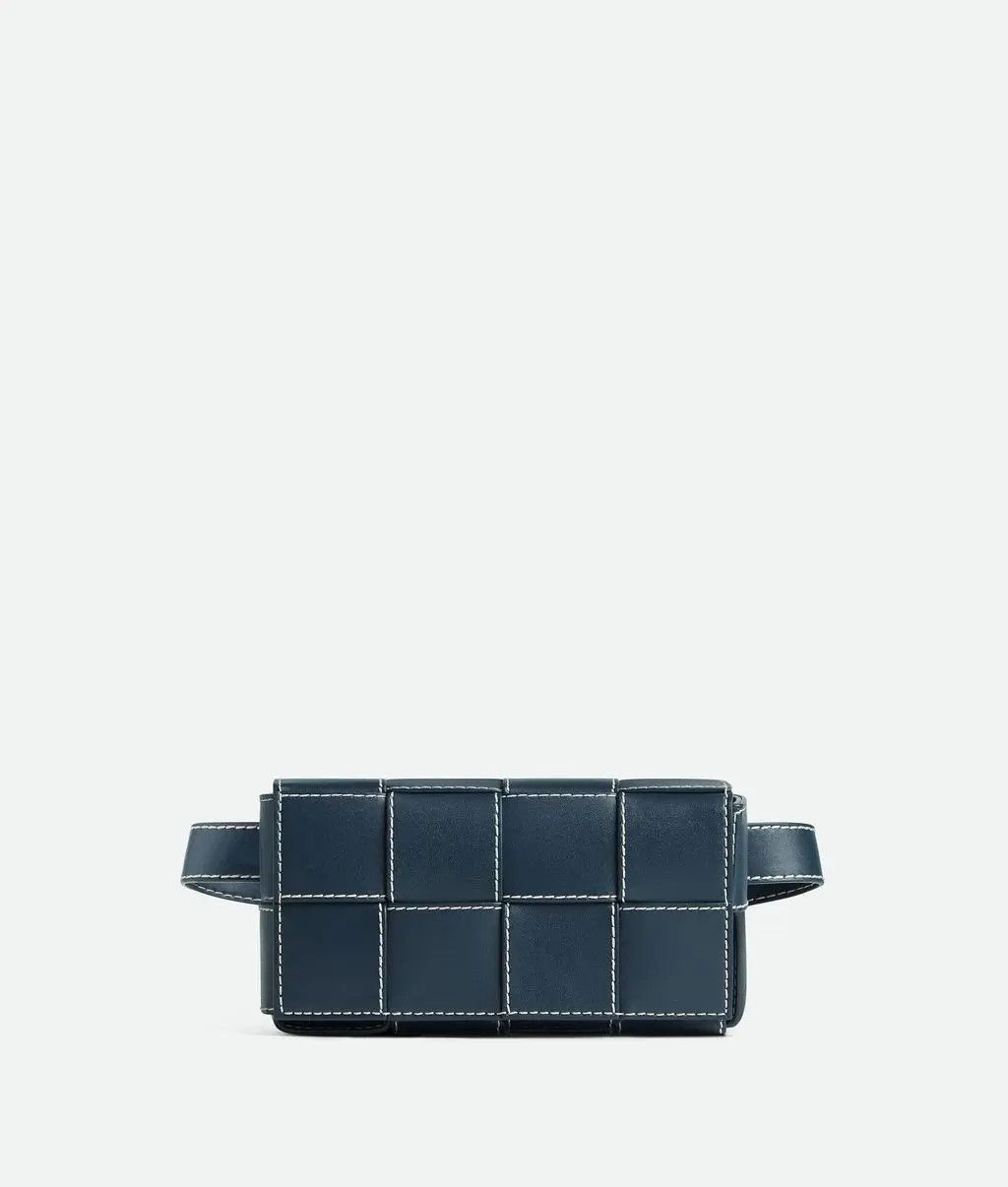 Bottega Veneta o1n1vont0525 Size: OS / Cassette Belt Bag in Blue Size ONE SIZE - 1 Thumbnail