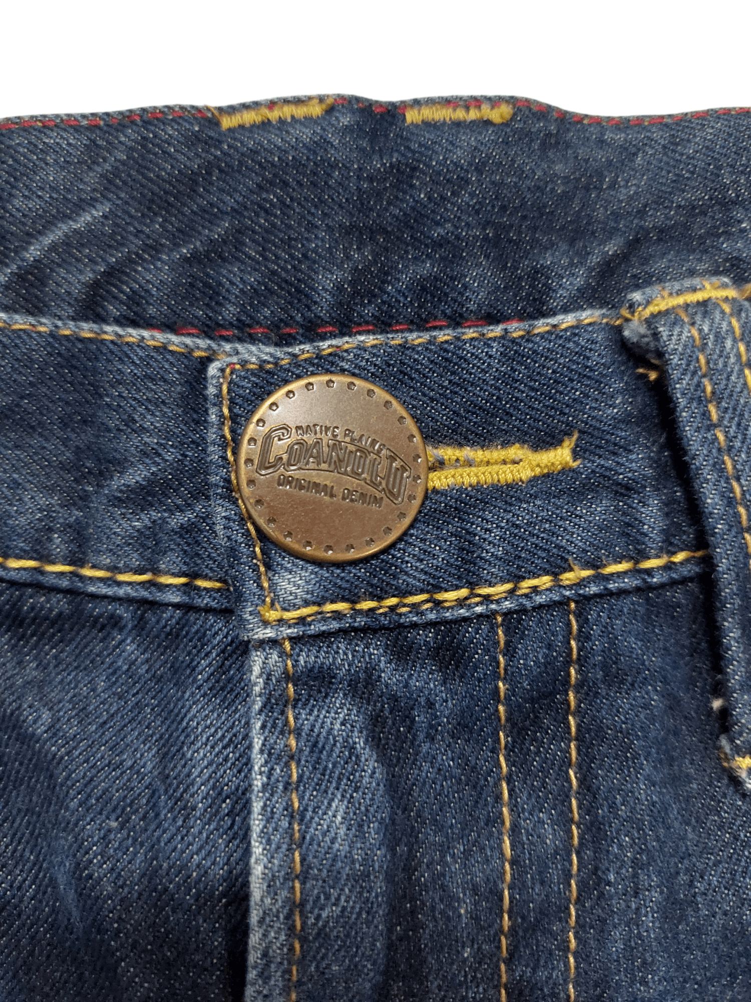 Other Co & Lu Big Logo Selvedge Denim Size US 30 / EU 46 - 7 Thumbnail