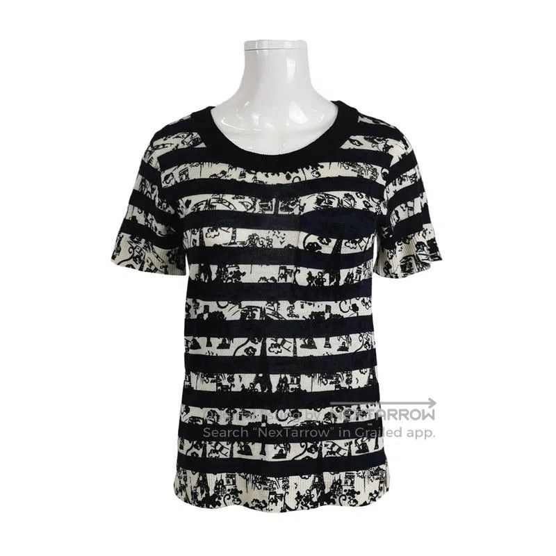 Louis Vuitton Louis Vuitton Mixed Striped Knit Top in XS. Size US XS / EU 42 / 0 - 1 Thumbnail