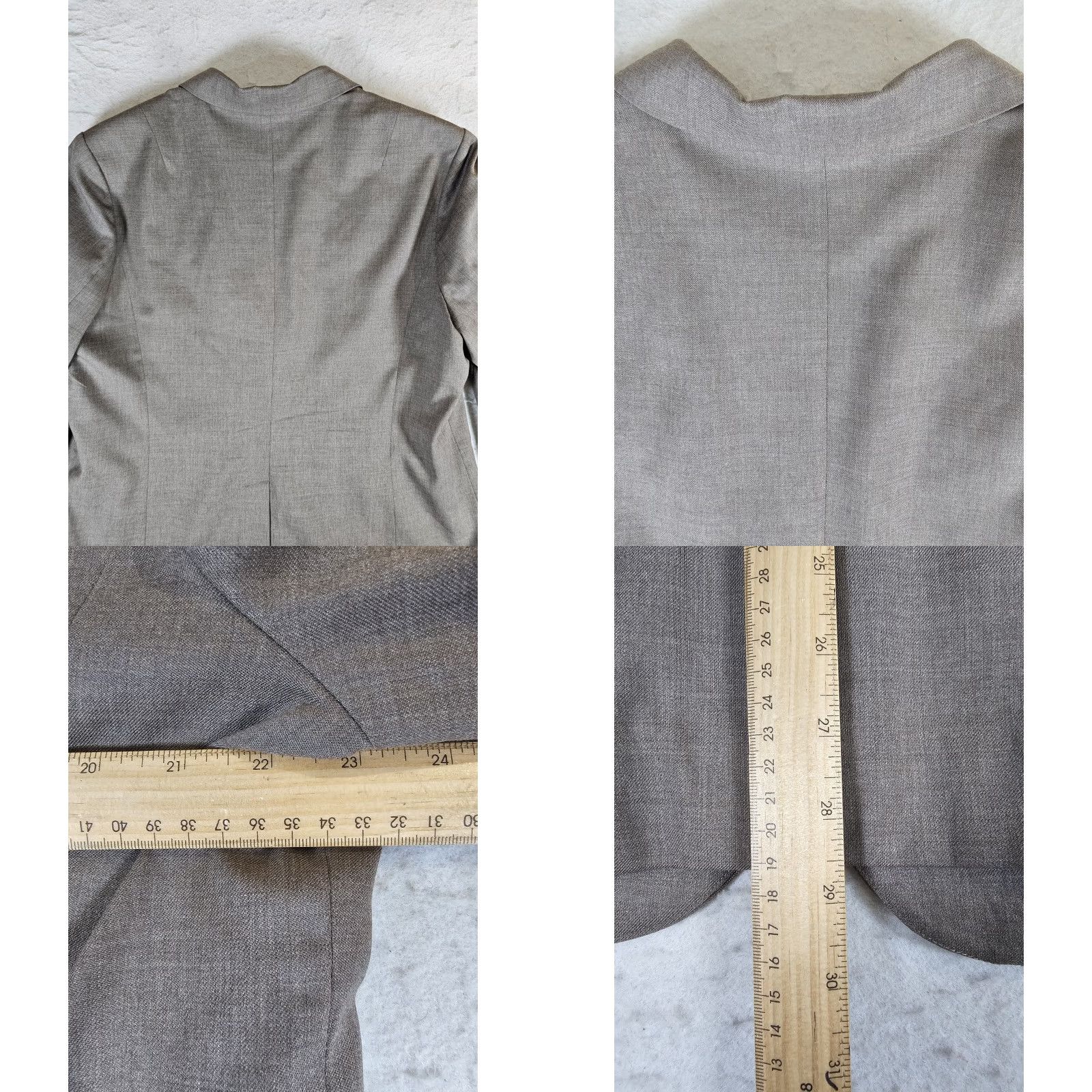 Eddie Bauer Eddie Bauer Travel Blazer Wool Blend Single Button Beige Womens 20R Size 3XL / US 20-22 - 8 Thumbnail