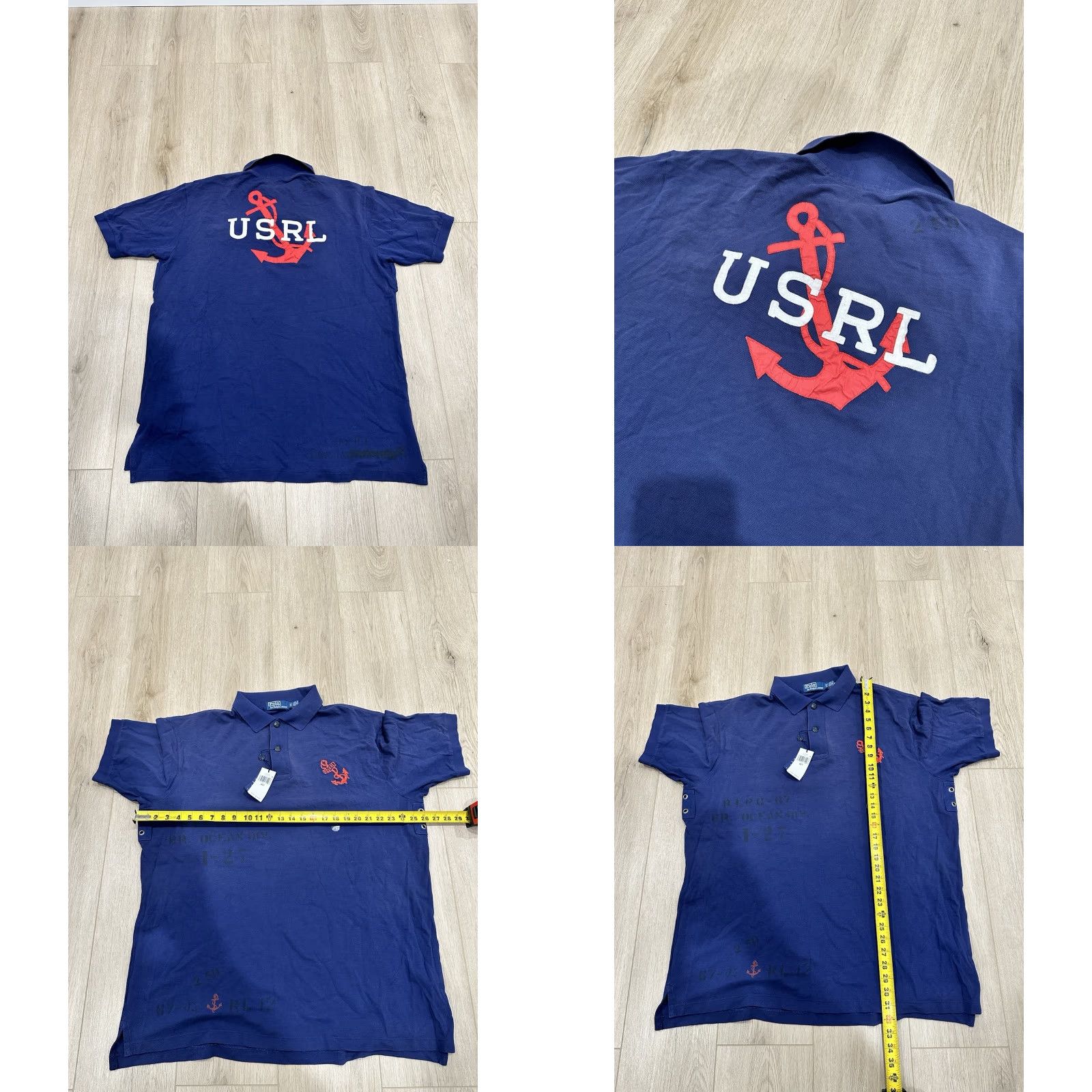Polo Ralph Lauren Polo Ralph Lauren Polo Shirt Embroidered Anchor Navy XLT Tall Mens Shirt Size US XL / EU 56 / 4 - 9 Thumbnail