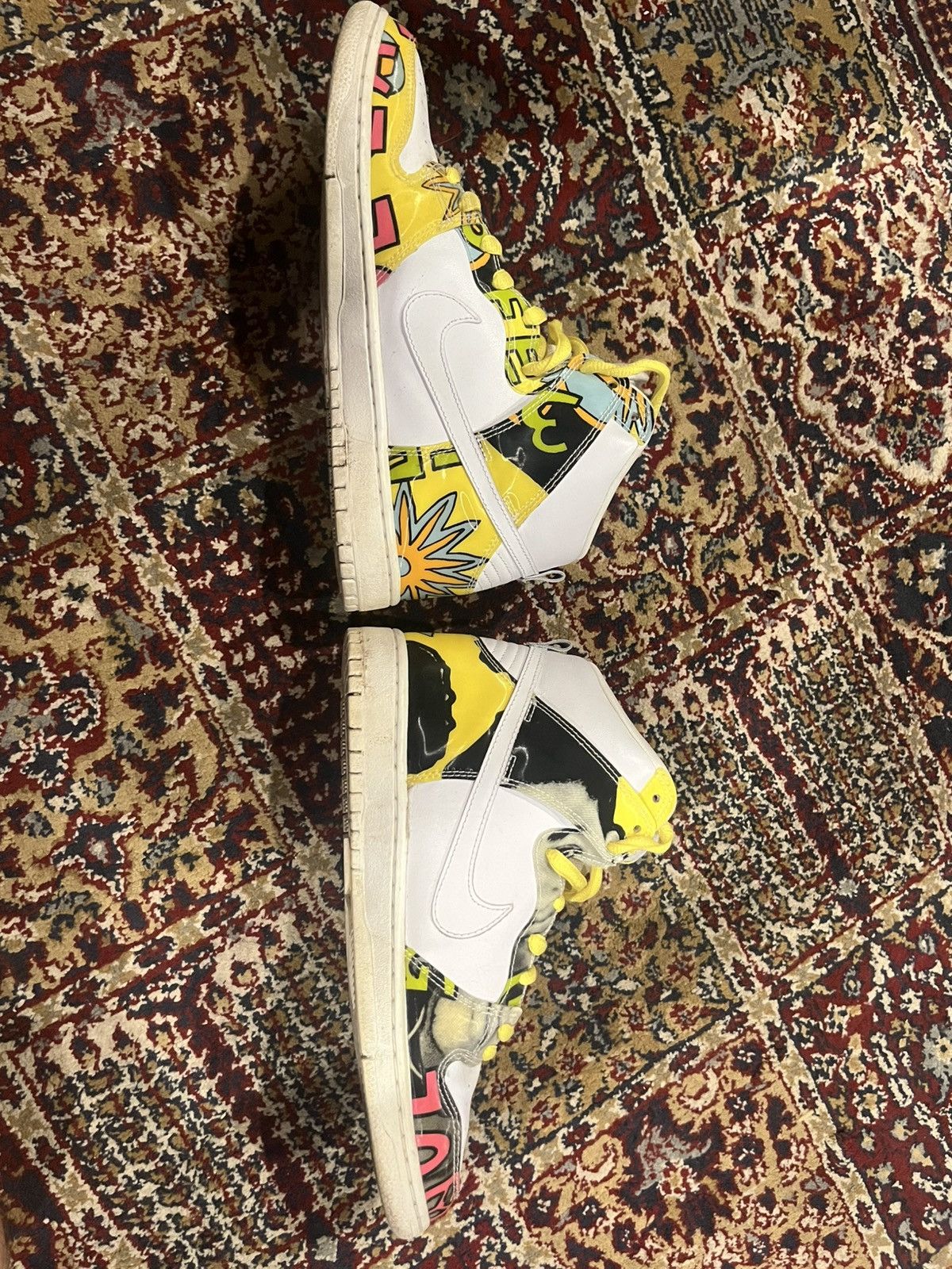 Nike 2015 Nike High Top ‘De La Soul’ Dunks Size US 9.5 / EU 42-43 - 2 Thumbnail