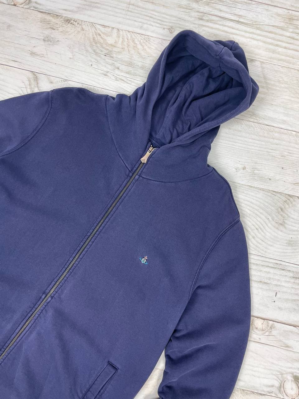 Vivienne Westwood Vivienne Westwood Hoodie Logo Orb Zip Up Y2K Size US XL / EU 56 / 4 - 3 Thumbnail