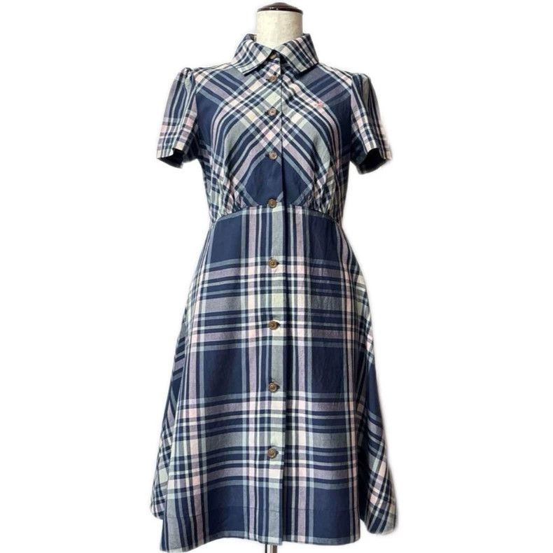 Vivienne Westwood Vivienne Westwood Saturn embroidered plaid dress Size M / US 6-8 / IT 42-44 - 1 Thumbnail