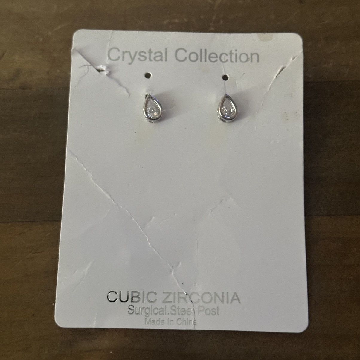Other Cubic Zirconia teardrop stud earrings Size ONE SIZE - 2 Thumbnail