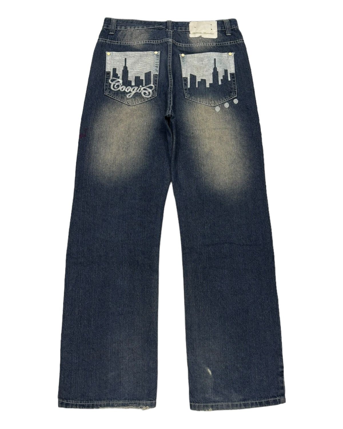 Coogi RARE🔥Coogi 90s Baggy Jeans Hip Hop Style Denim Size US 34 / EU 50 - 5 Thumbnail