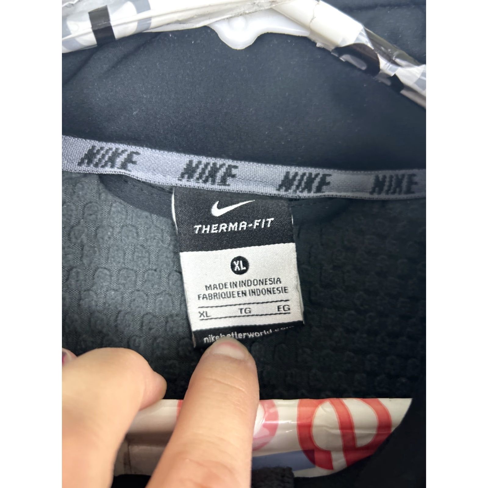 Nike Nike Men’s Therma-Fit Sphere Hybrid Jacket XL Black Embroidered Jacket Mens Therma Nike Sphere Hybrid Size US XL / EU 56 / 4 - 3 Thumbnail