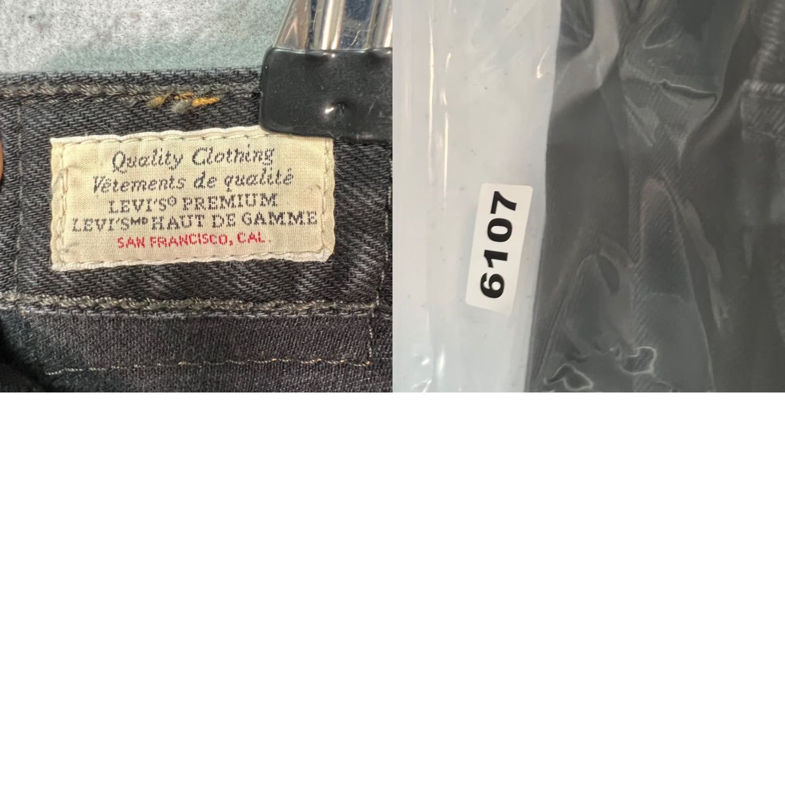 Levi's Levis Womens Jeans Baggy Dad Black Distressed 100% Cotton Denim Size 28 Regular Inseam 28" Straight Womens Size 28" / US 6 / IT 42 - 9 Thumbnail