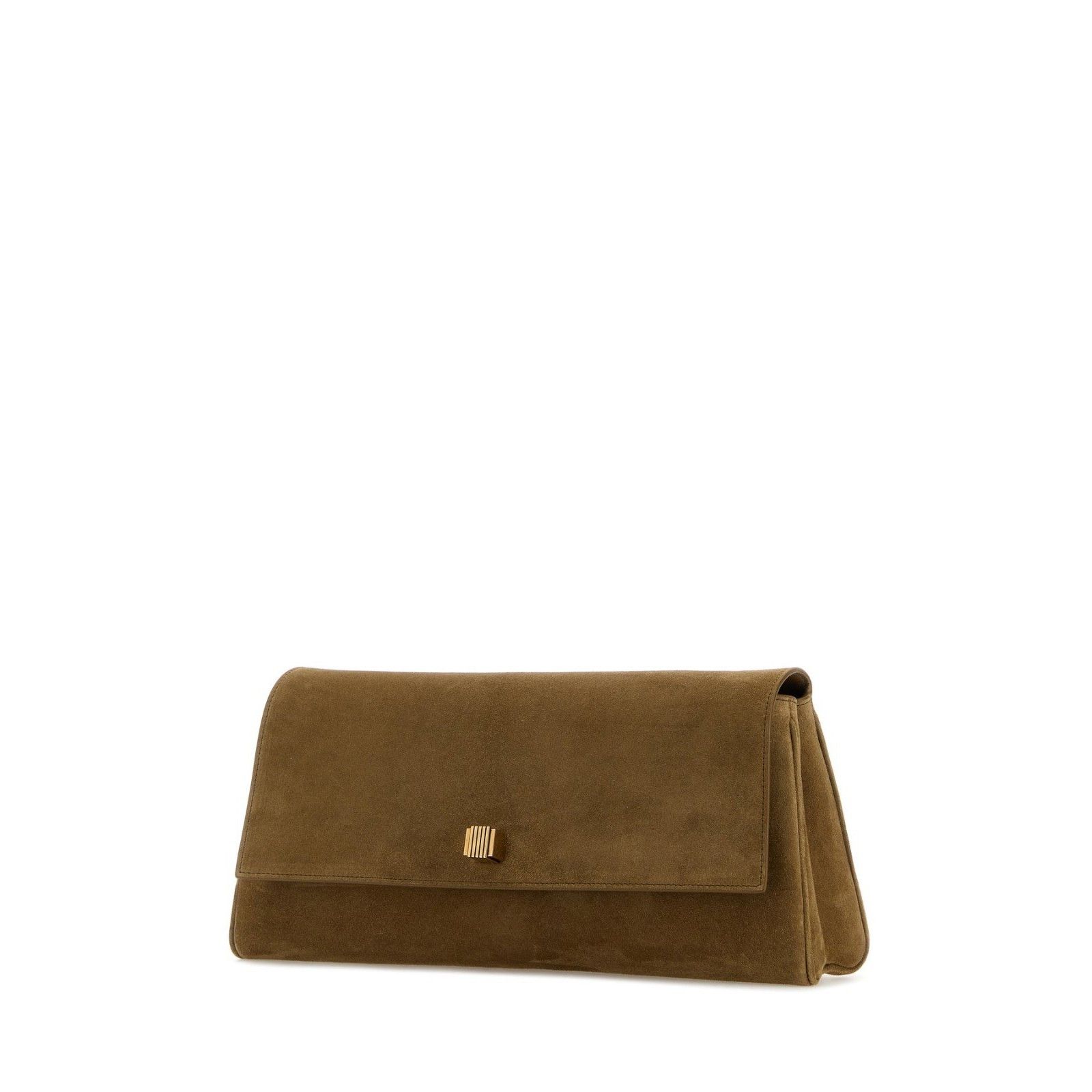 KHAITE KHAITE Audrey Brown Suede Clutch New & Authentic Size ONE SIZE - 2 Thumbnail