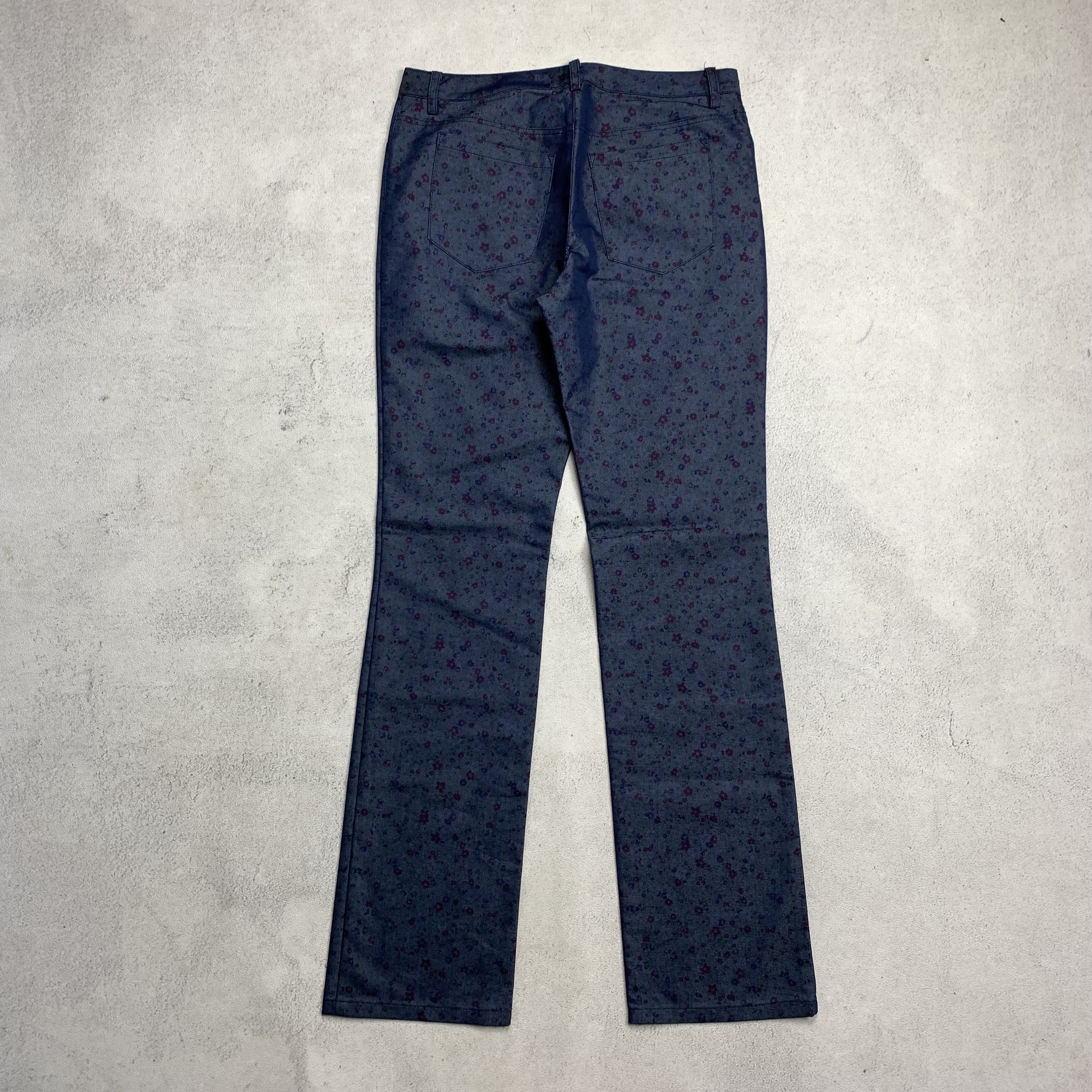 Tornado Mart Tornado Mart Printed Trousers Pants Size 28" / US 6 / IT 42 - 4 Thumbnail