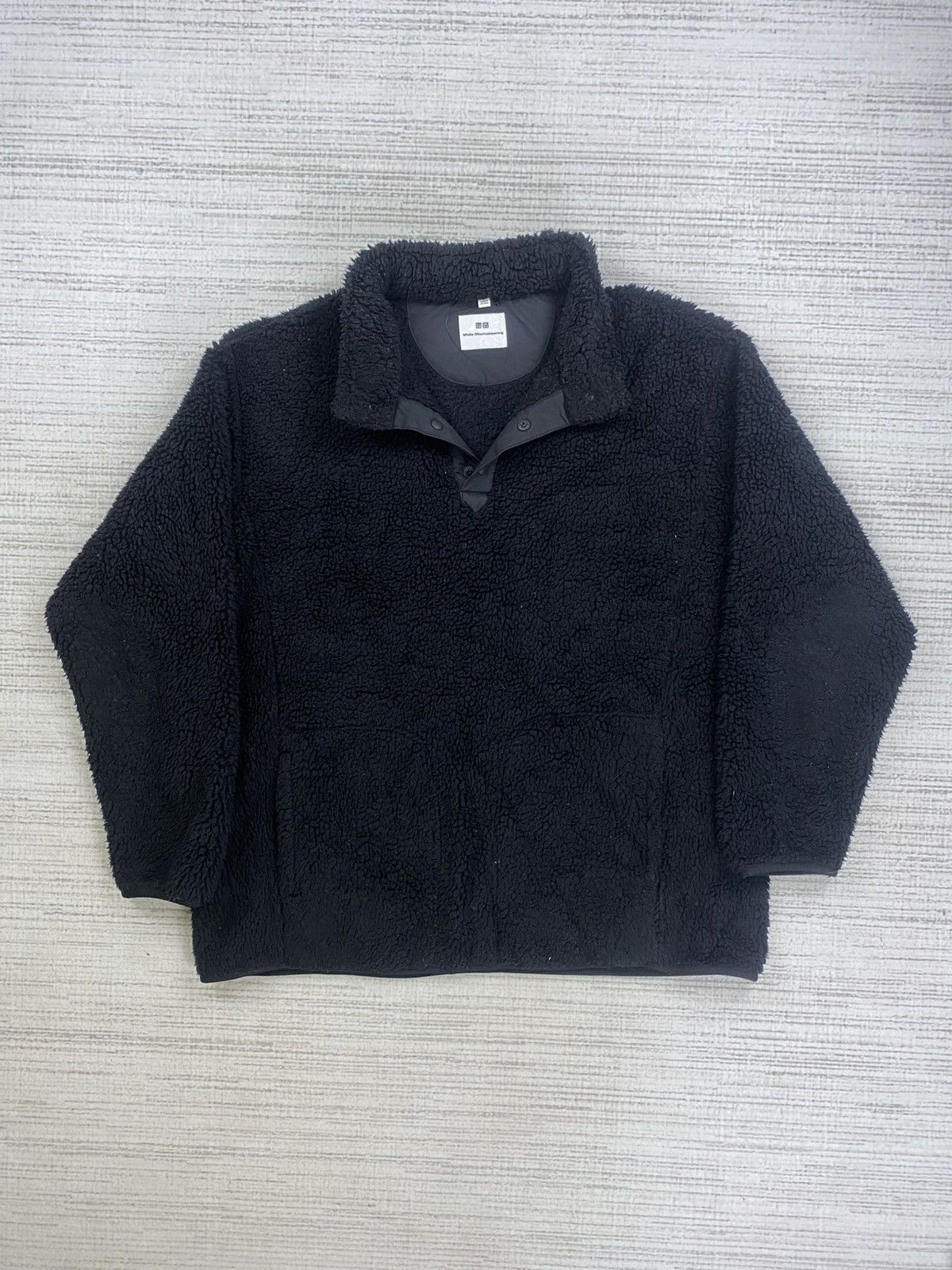 Uniqlo × White Mountaineering Uniqlo X White Mountaineering Sherpa Snap Button Jacket Size US XL / EU 56 / 4 - 5 Thumbnail