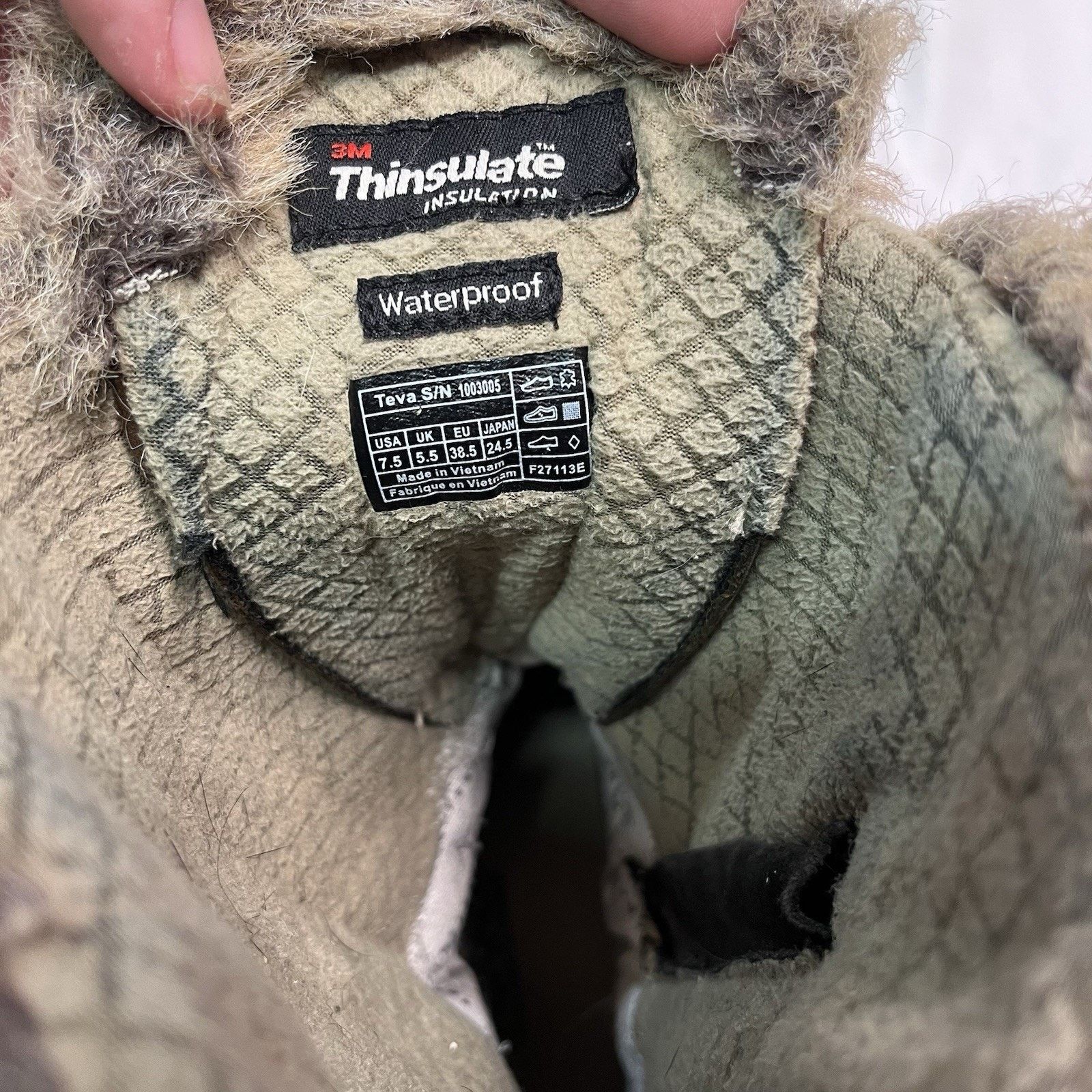 Teva Lenawee Leather Waterproof Tall Womens Winter Boots Size US 7.5 / IT 37.5 - 5 Thumbnail