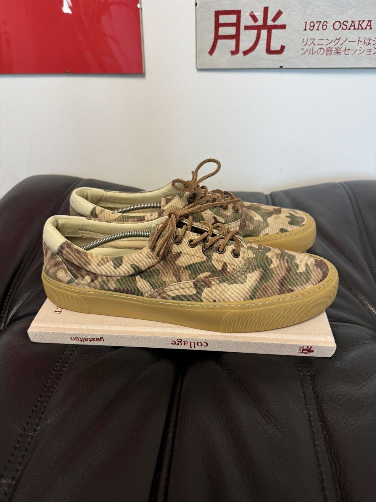 Saint Laurent Paris Saint Laurent Paris Camo Low Top Sneakers Hedi Slimane SLP Size US 12.5 / EU 45-46 - 3 Thumbnail