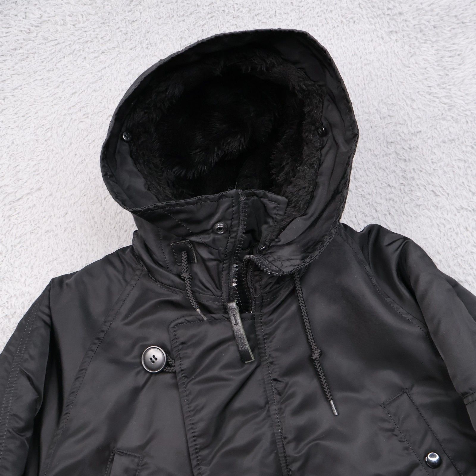Alpha Industries Parka Type N-3B XS Black Hooded Size US XS / EU 42 / 0 - 3 Thumbnail