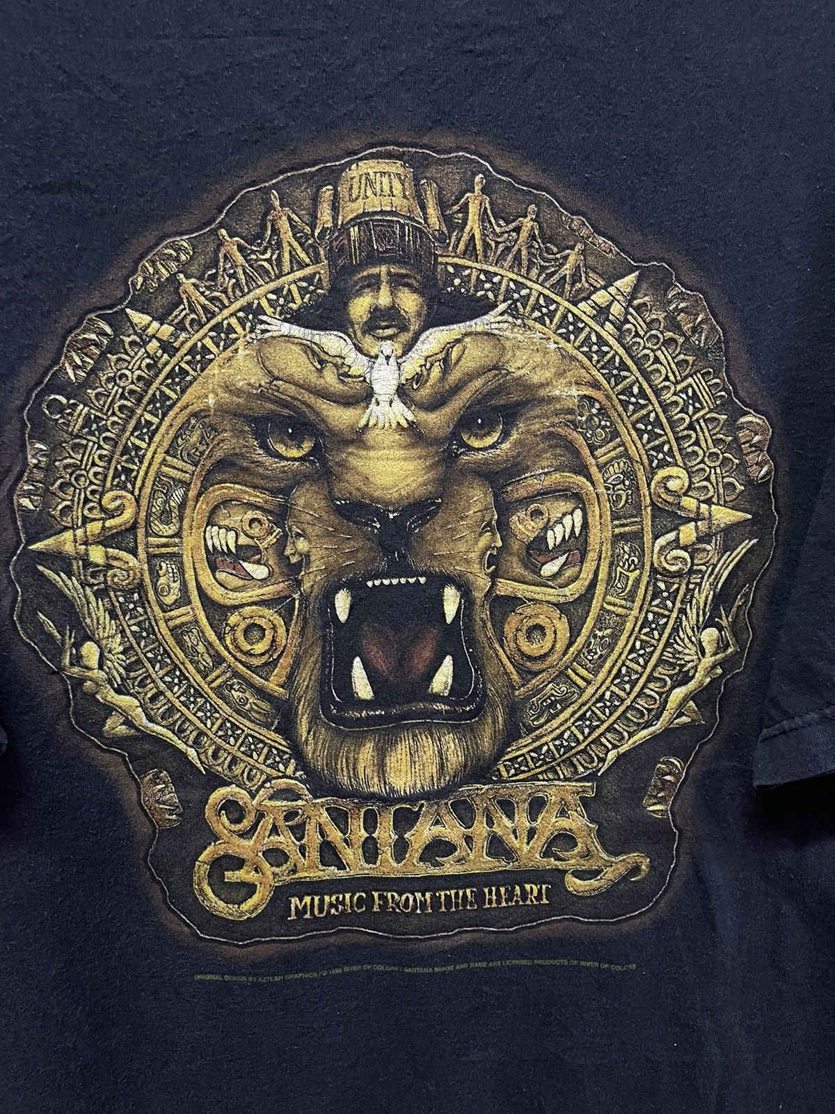 Vintage Vintage 90s Santana de Aztlan🔥🔥🔥 Size US XL / EU 56 / 4 - 5 Thumbnail