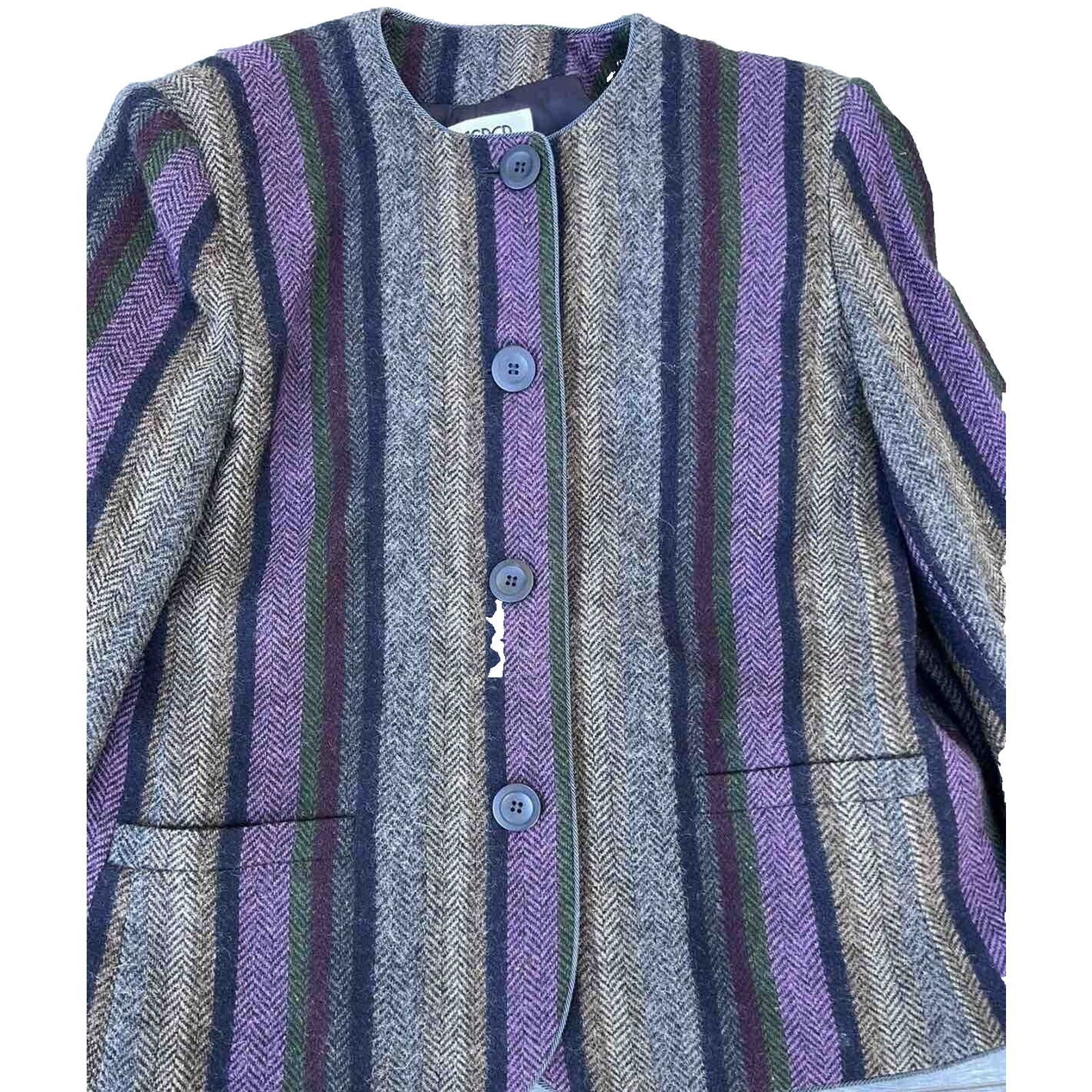 Jasper Conran KASPER FOR A.S.L. PETITE Wool Alpaca Blend Size 10 A000212 Size L / US 10 / IT 46 - 4 Thumbnail