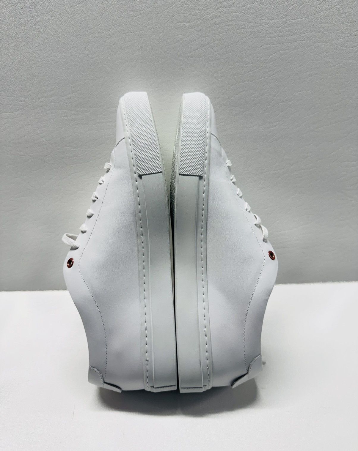 Good Man Brand Good Man Brand Edge Italian Leather Low Top Sneaker White Size US 10 / EU 43 - 3 Thumbnail