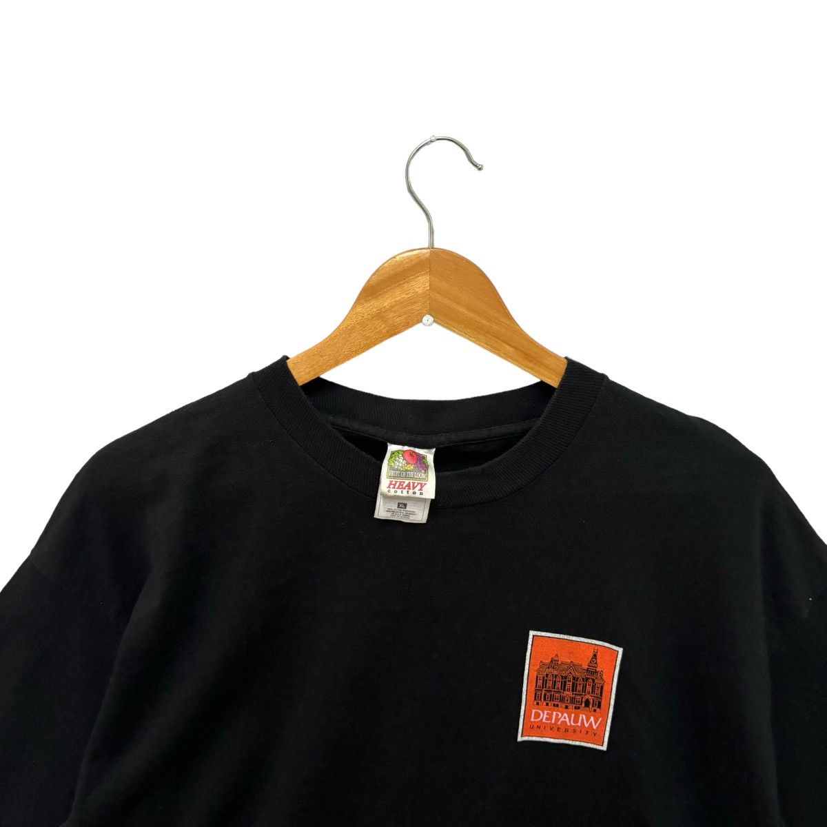Fruit Of The Loom × Vintage Vintage Depauw University American College Tshirt Size US XL / EU 56 / 4 - 5 Thumbnail