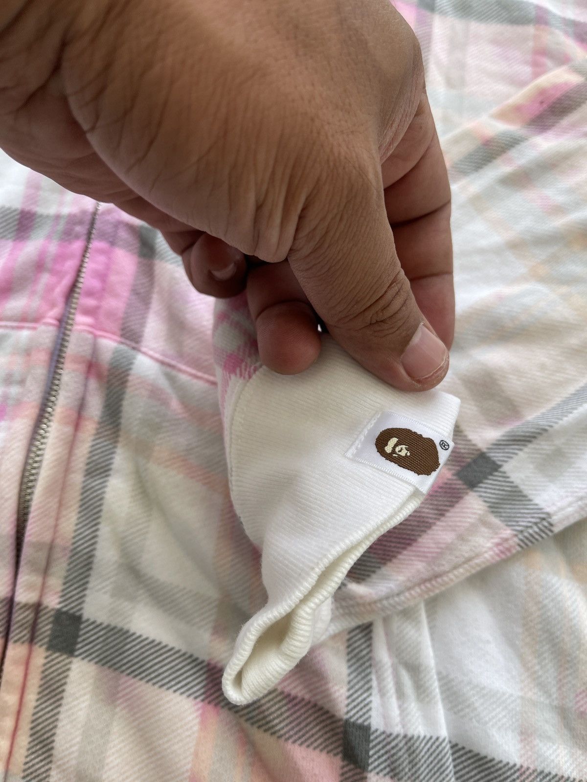 Bape 🇯🇵VINTAGE BAPE MONOGRAM FULL ZIP HOODIE VERY RARE Size US L / EU 52-54 / 3 - 6 Thumbnail
