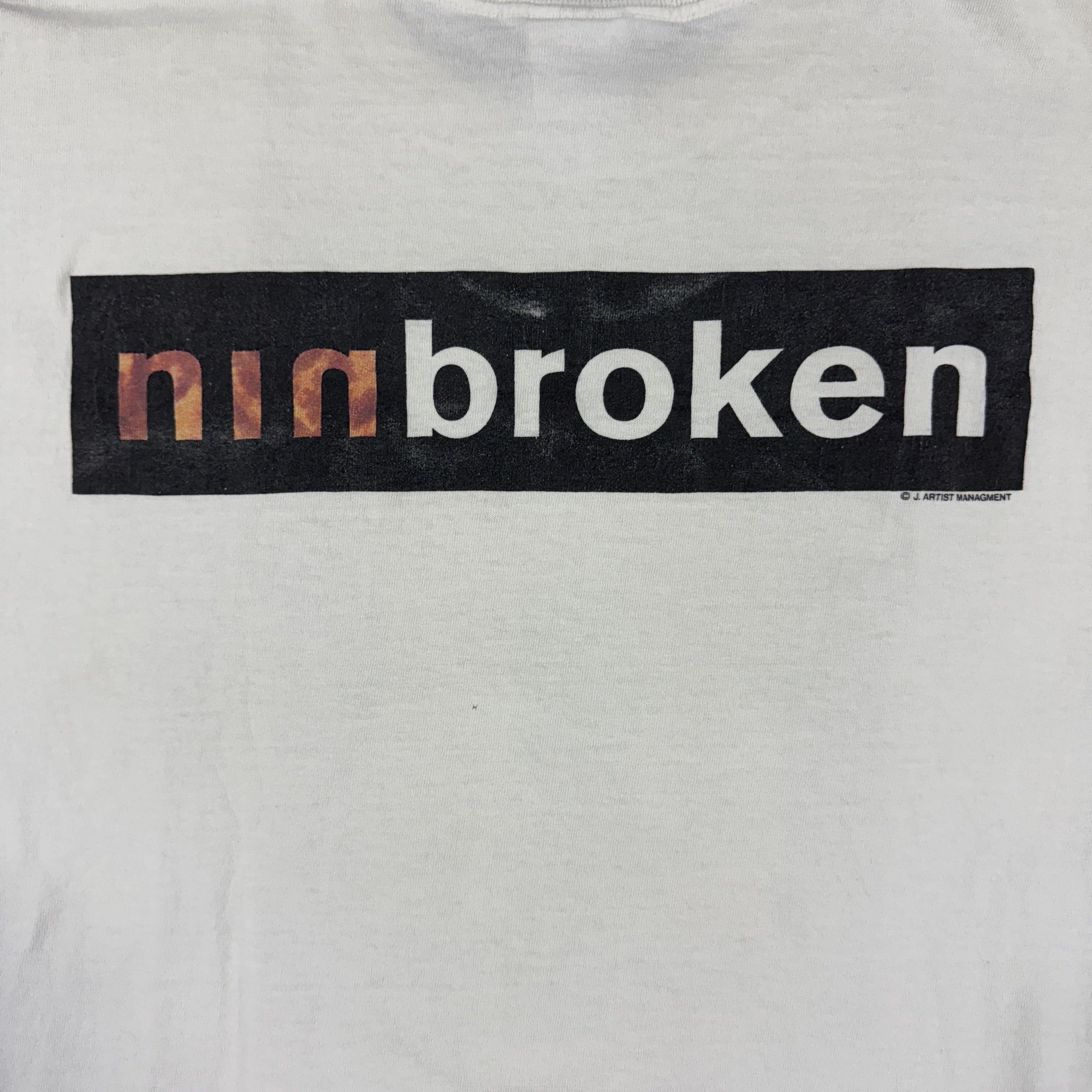 Band Tees Vintage 90s Nine Inch Nails Broken Shirt Size US L / EU 52-54 / 3 - 7 Thumbnail